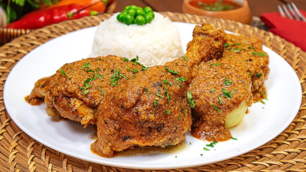 Pollo al maní